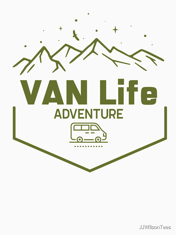 Van Life - Van Life Mountain Adventure by JJWilsonTees