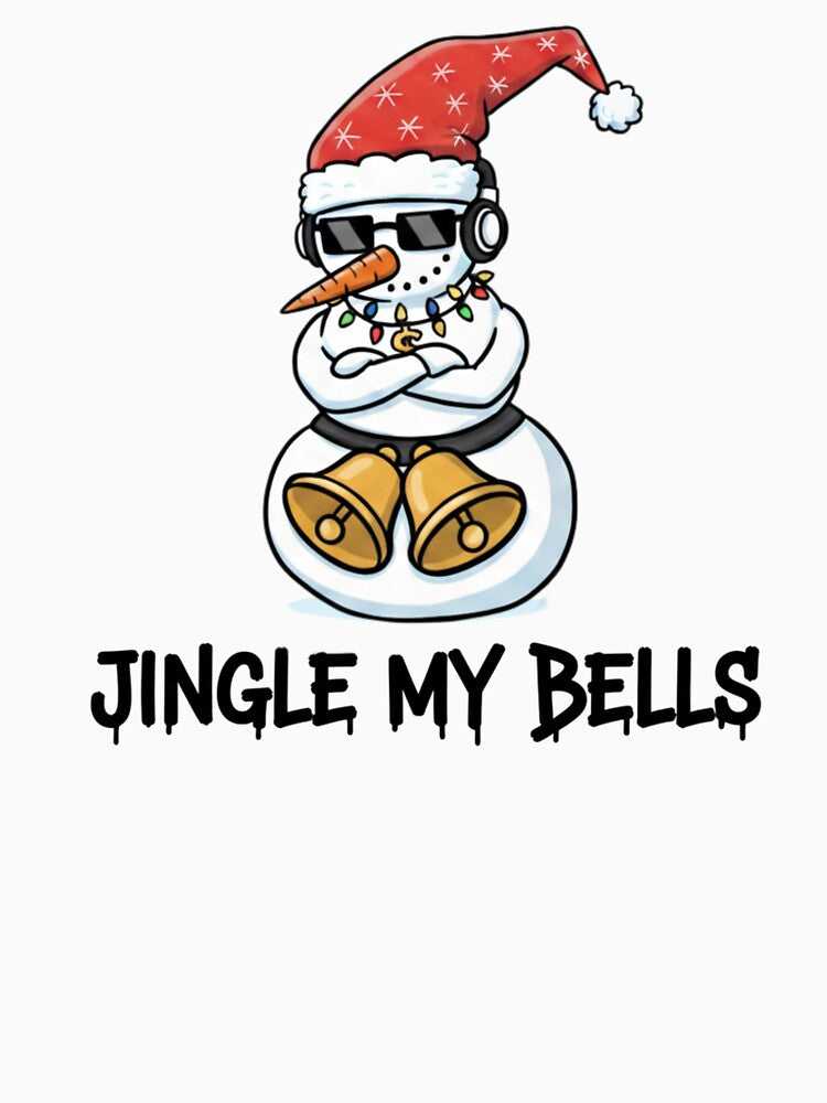 Funny Christmas Snowman – Jingle My Bells Gangsta Snowman by TeezOfMadness