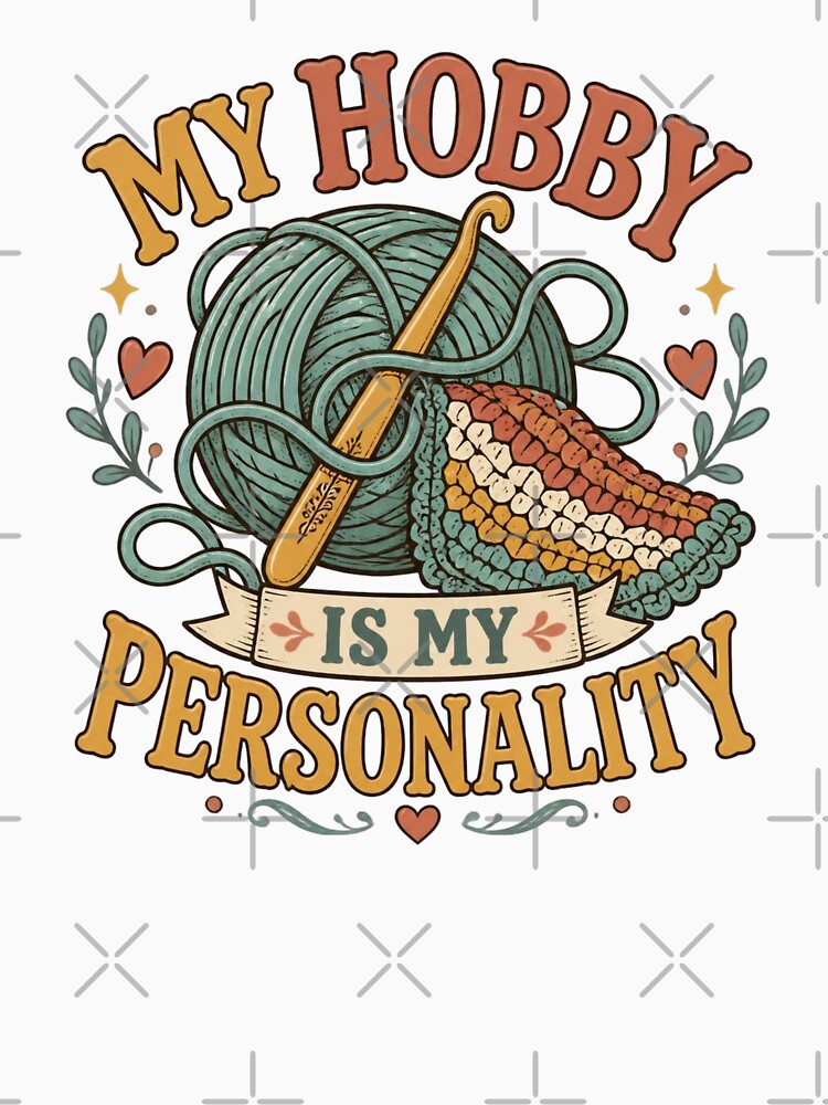 Crochet Lover Yarn & Cozy Craft Humor by Stylestickers55