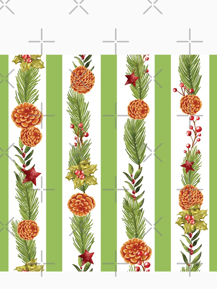 Christmas green plaid pattern by pinkyfish1010
