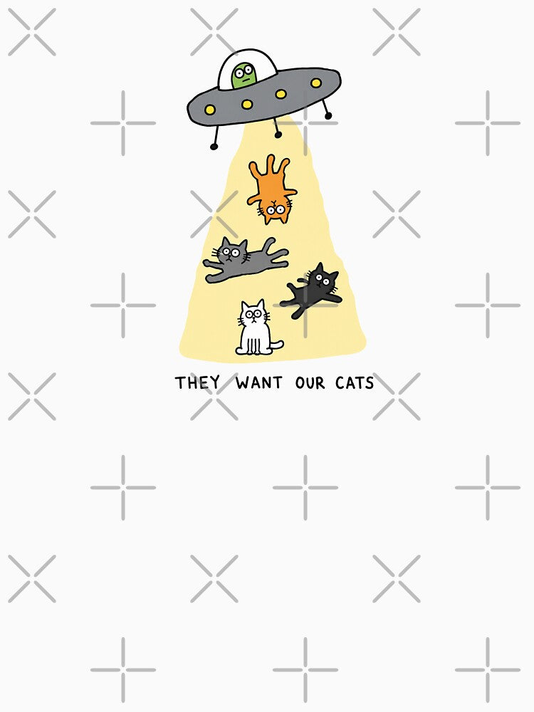 They Want Our Cats UFO Meme by MonkiFlipp
