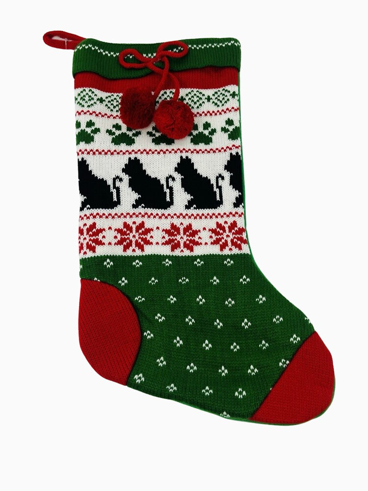 Cat Christmas Stocking by bubblegumhearts