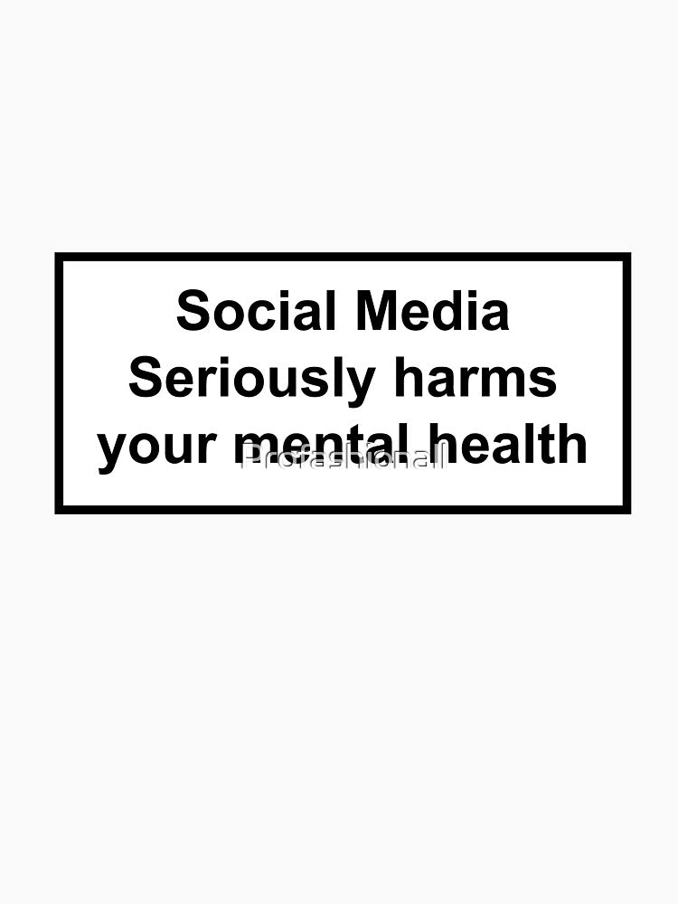 Social media seriously harms your mental health by Profashionall