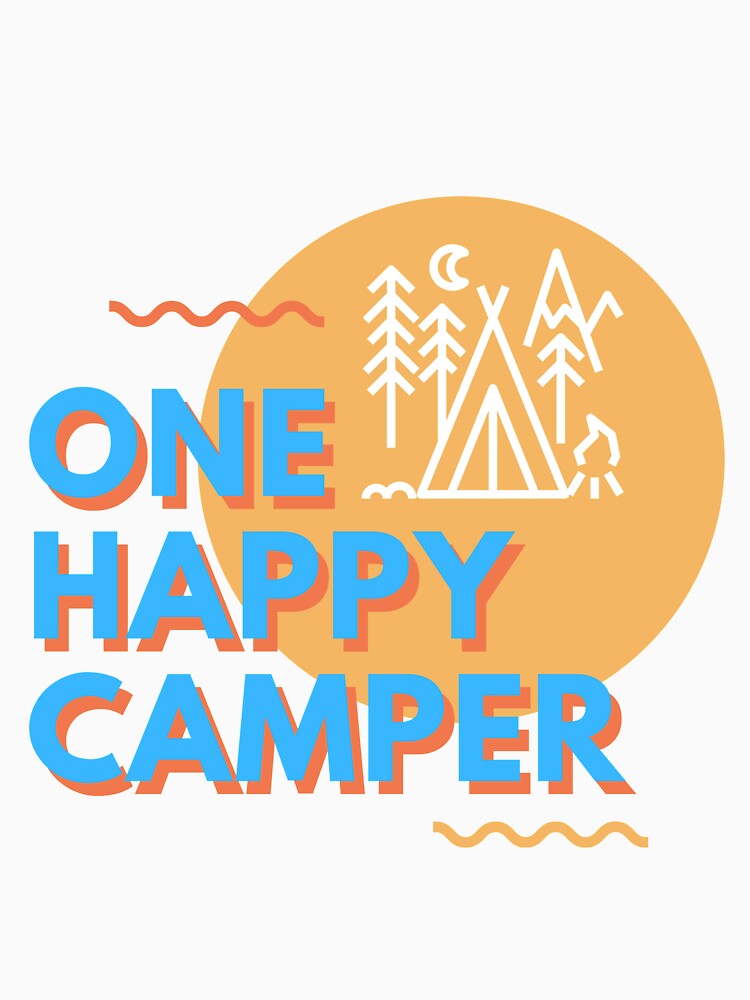 One Happy Camper, special gift for Campers or Van lifers, Modern Nomads, Van Lovers, Mountaineers by popotamfriends
