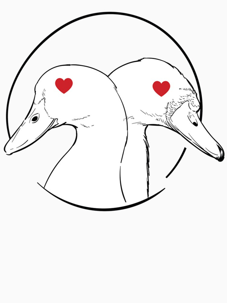 mama duck, love mama duck, funny love mama duck, cute funny mama duck,cute funny dad duck by EmeraldSho