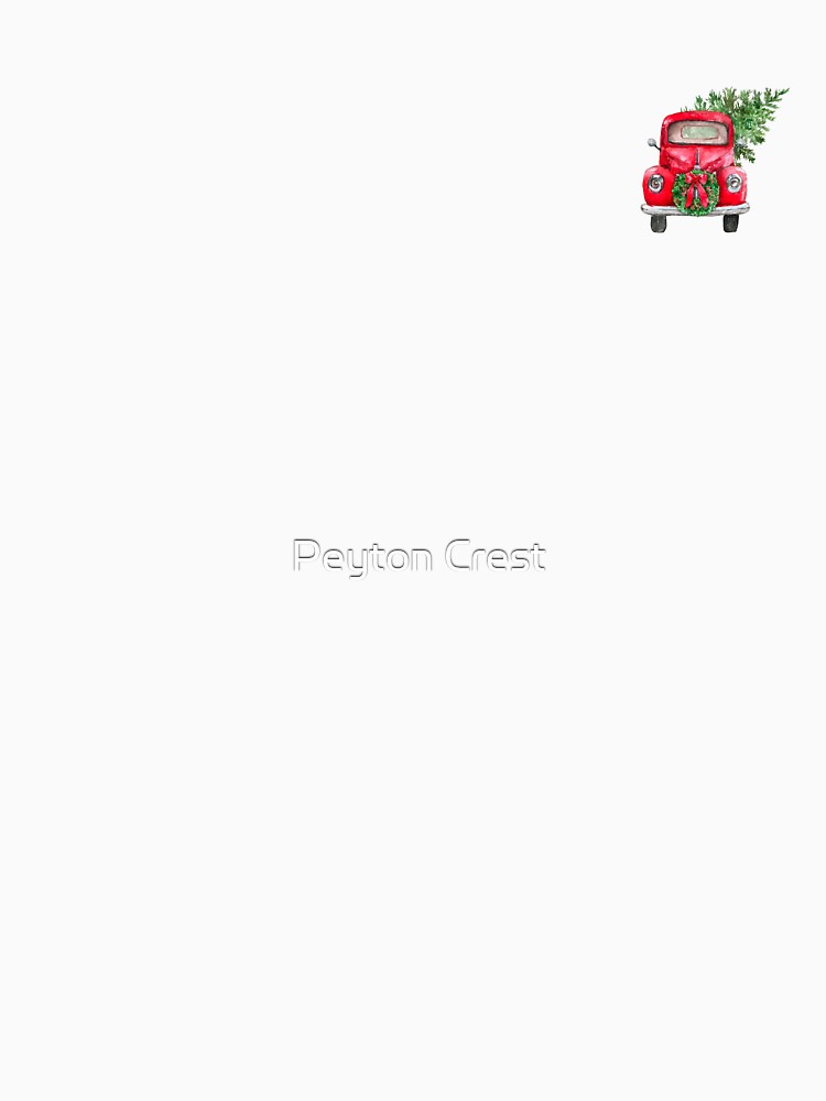 Copy of Watercolor Holiday Truck by Peyton Crest