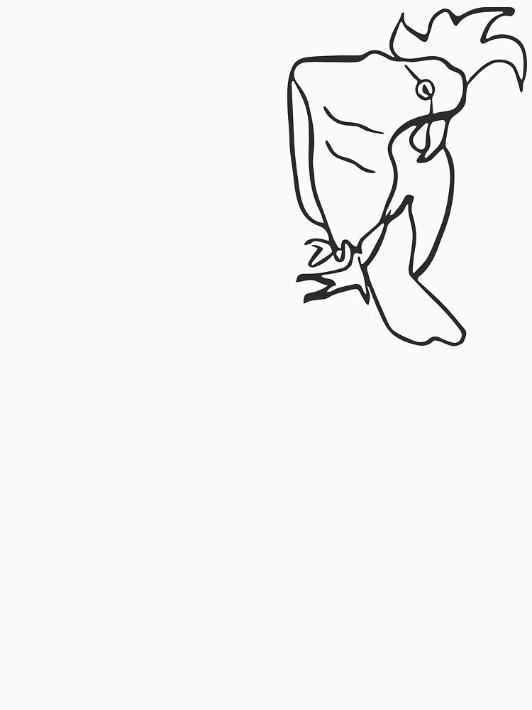 Cockatoo Line Art by Sarah Fallon