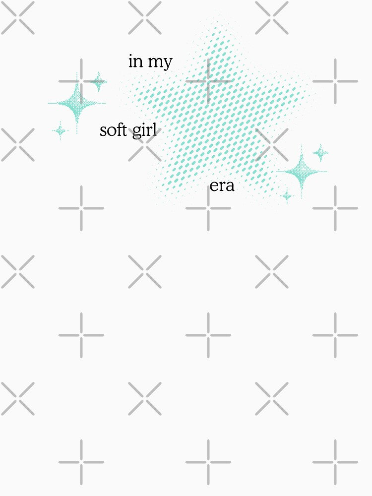 cute y2k pixel korean style soft girl era turquoise mint star by temptedd