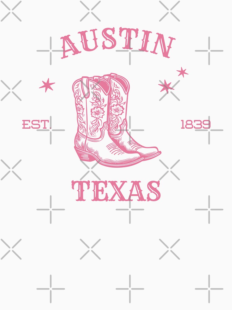 Austin Texas Retro Boots Graphic by ForgotSouvenir
