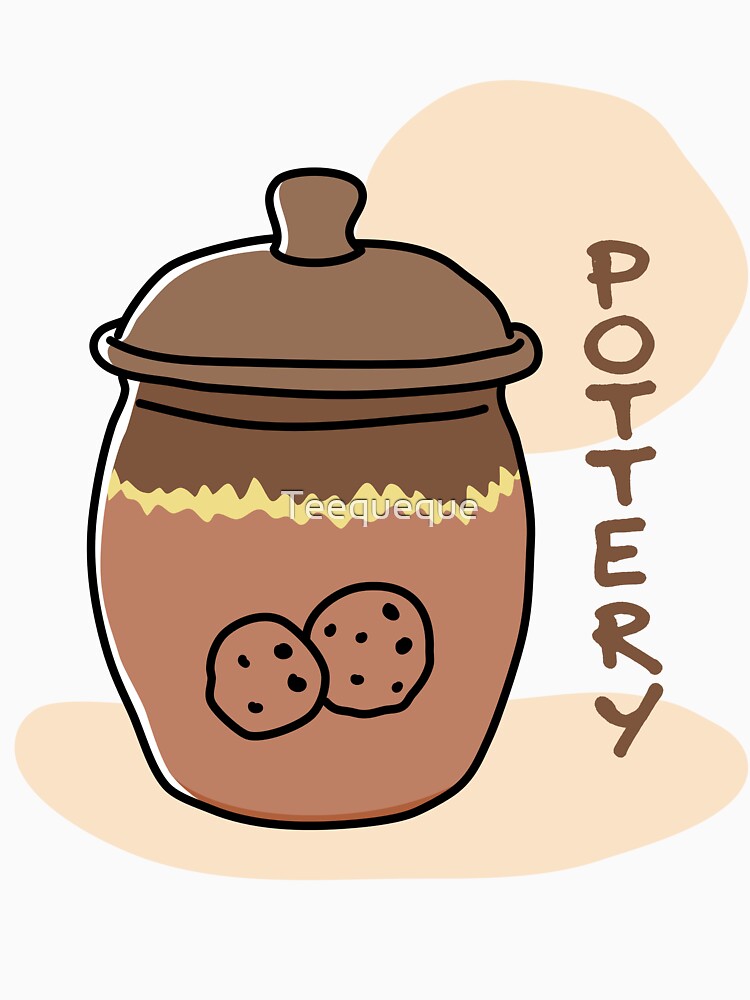 Pottery Cookie Jar by Teequeque