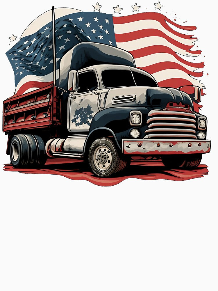 American Trucker Dad Design by Coolea