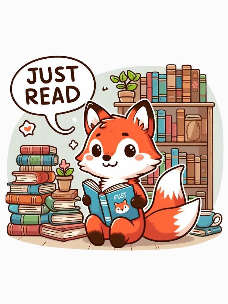 Just Read Fox by LemuellTrends
