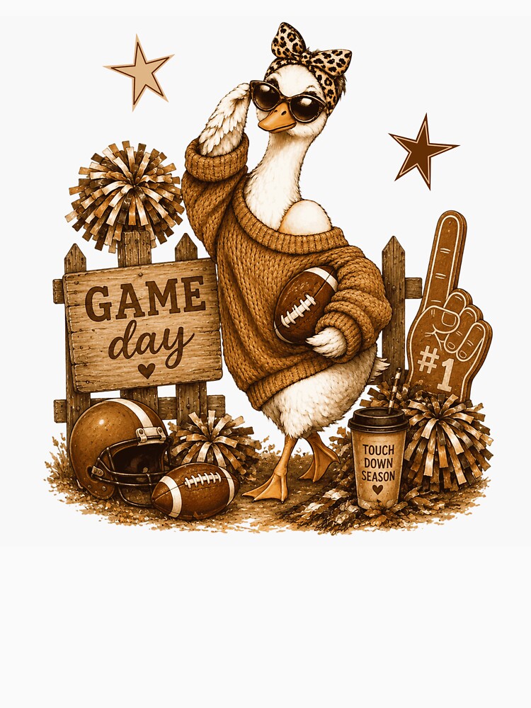 Football Goose Game day Touchdown season by ABMO-store