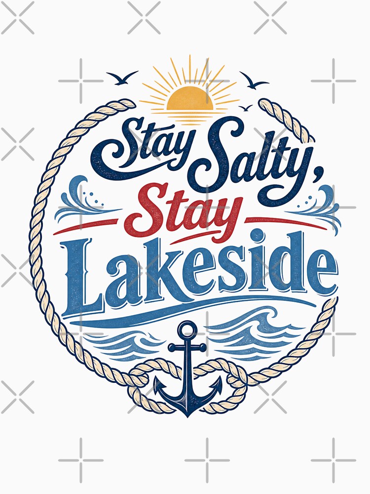 Stay Wild Stay Lakeside - Vintage Lake Life by GoverArt