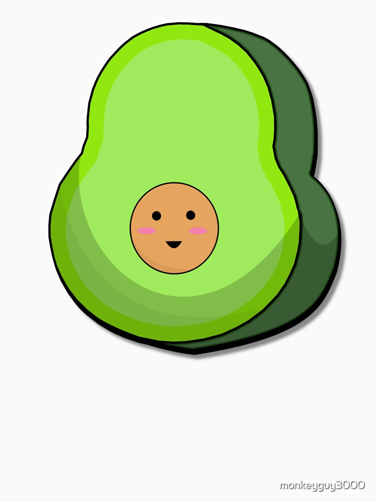 Kawaii Avocado by monkeyguy3000
