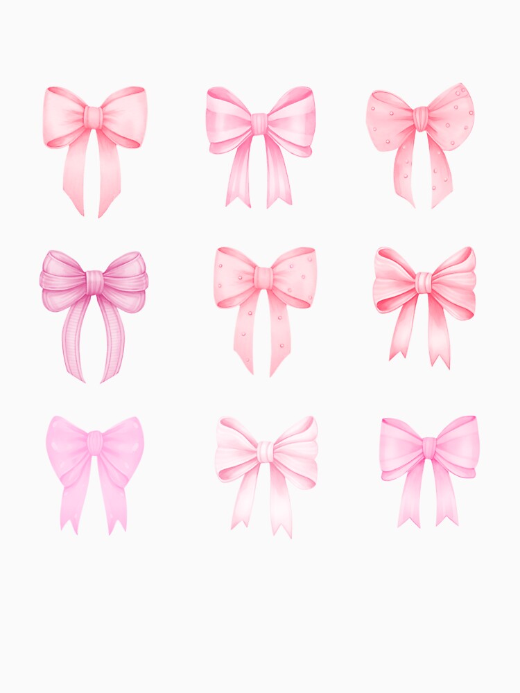Unique Coquette Pink Bows Aesthetic by sunnivamla