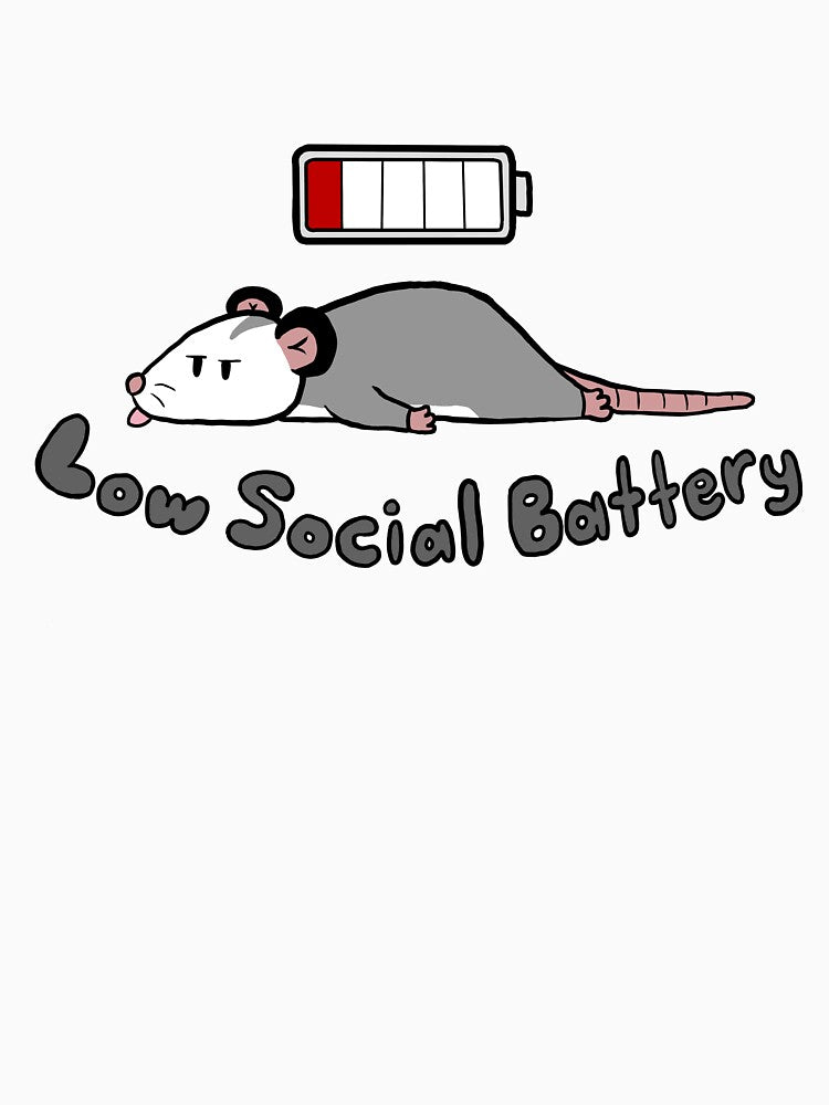 Low Social Battery Possum by FoxAndPossum