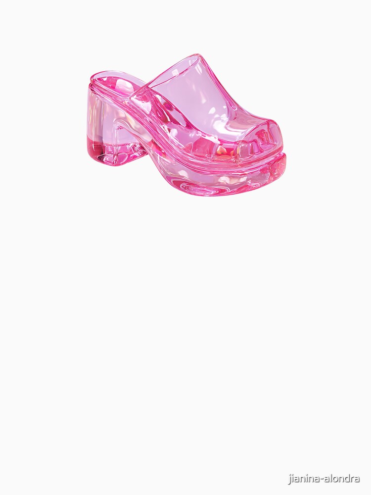 Pink Jelly Heels Y2K Aesthetic by jianina-alondra