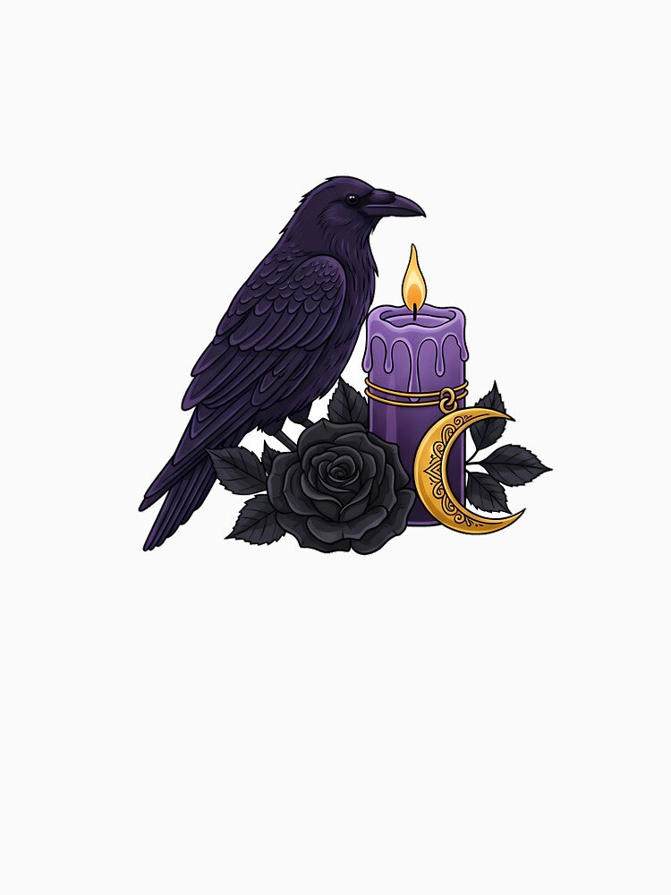 Raven Violet Candle Gift by IllumeInk
