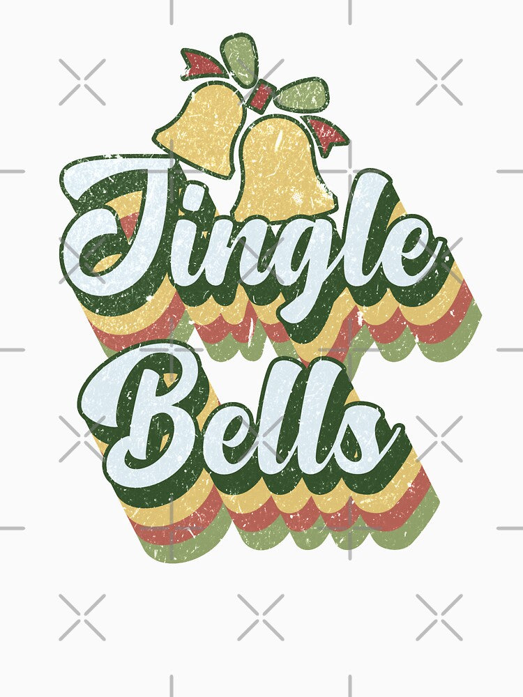 Jingle Bells Retro Vintage Style by smoothieloverrr