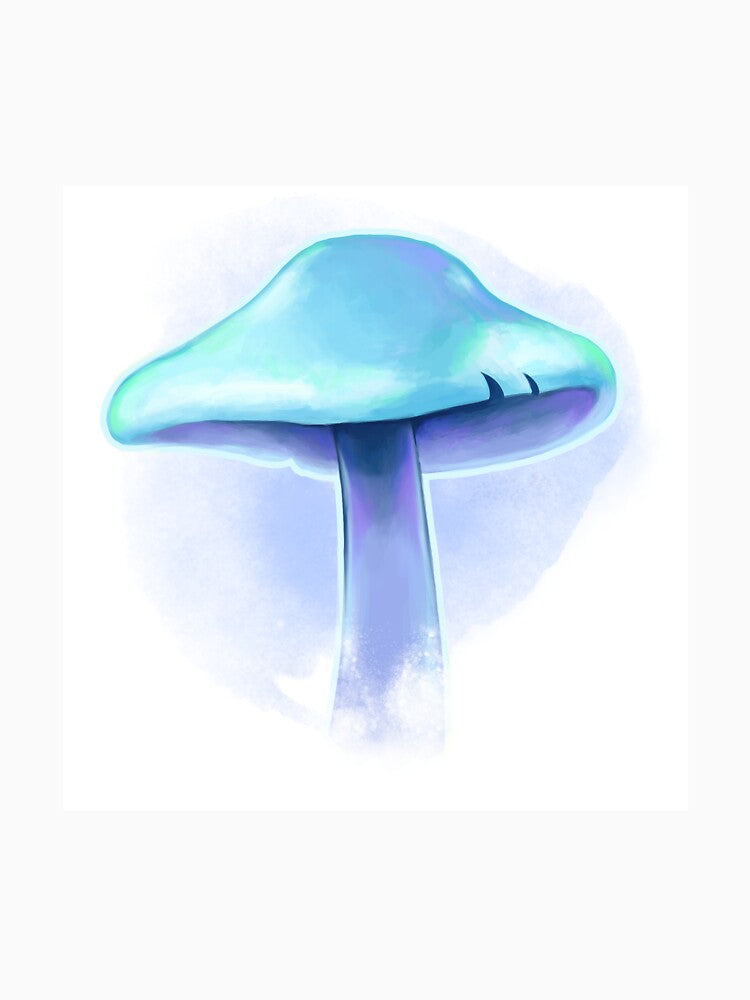 Blue Mushroom by AHaplessFool