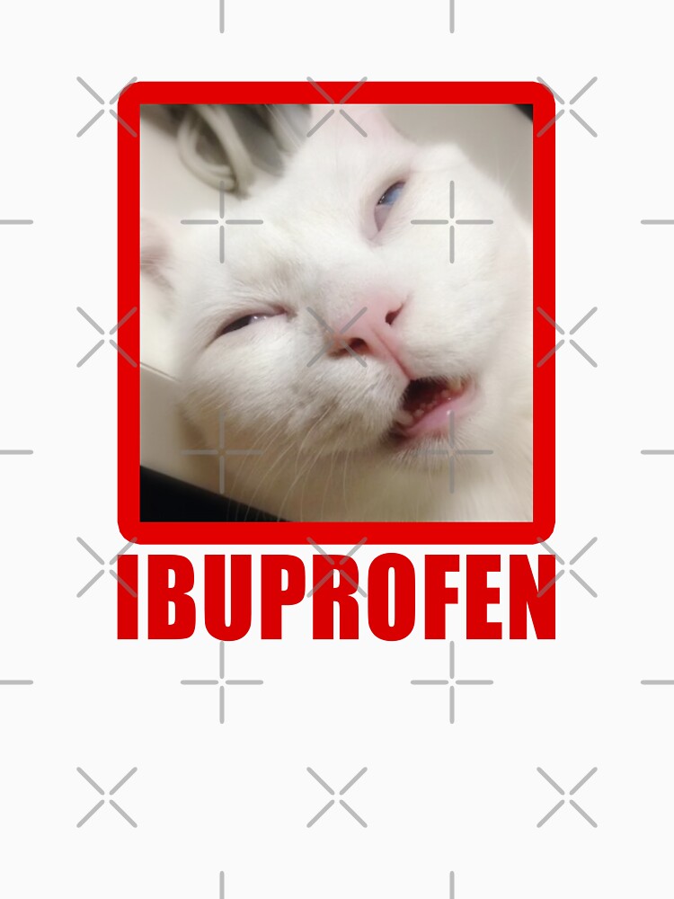 Ibuprofen cat meme by Pintwich