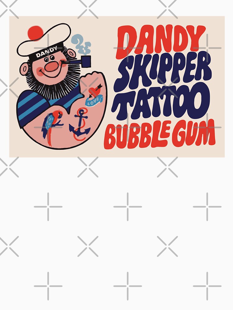 Dandy Skipper Tattoo Bubble Gum by ANORAKATTIC