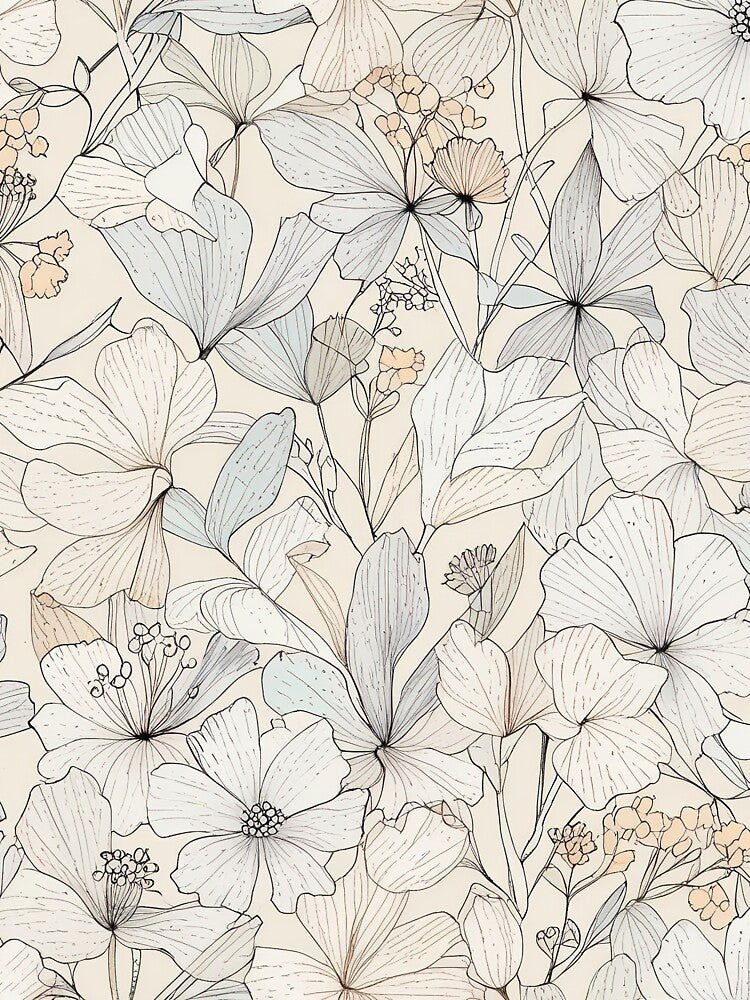 Hand Drawn Flowers by CoolPixels