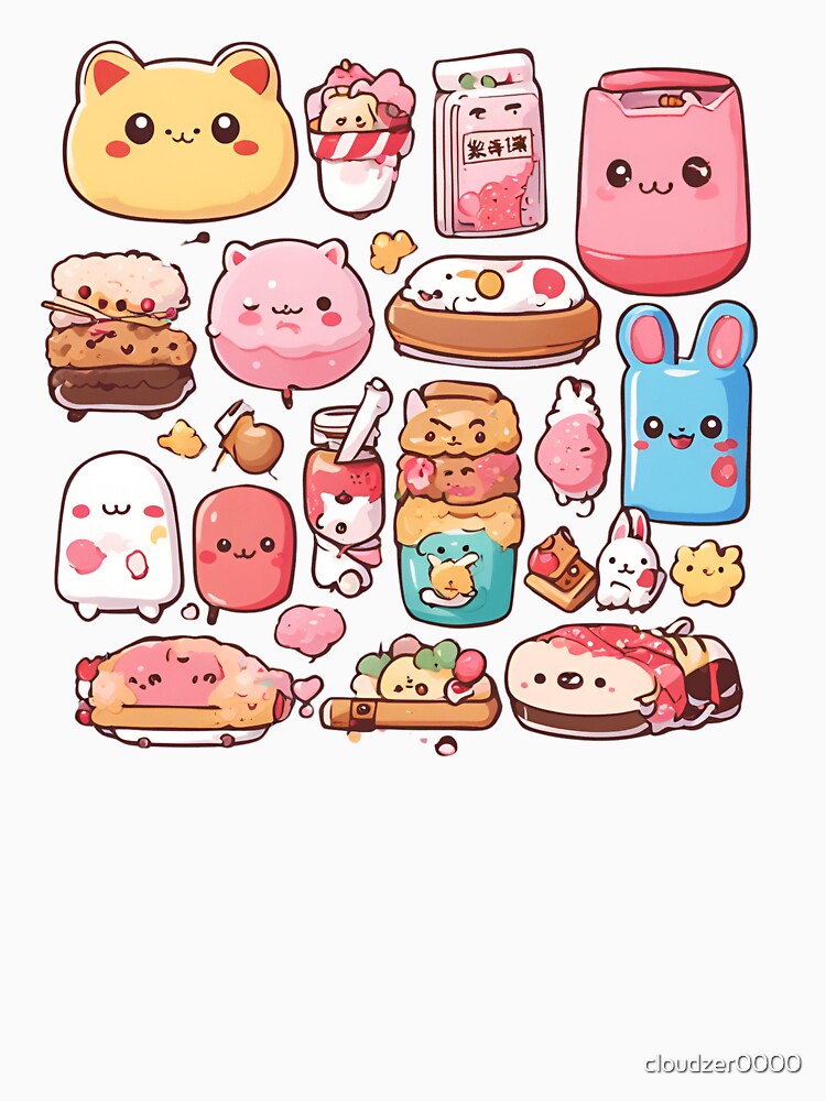 Adorable Anime Bento food japanese by cloudzer0000