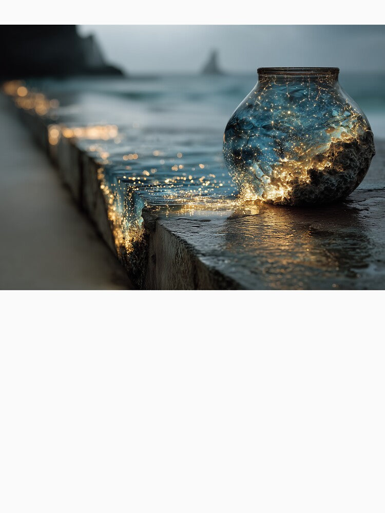 Ocean in a Jar – Glowing Surreal Seascape by GSizzle1
