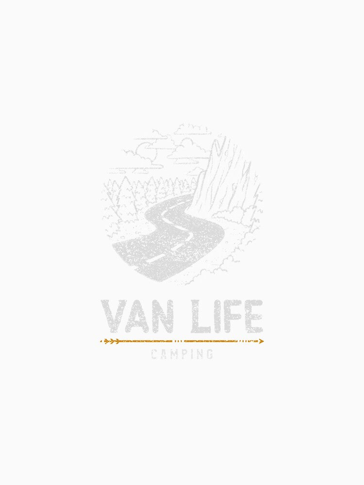 Van Life Camping Road Tree Forest Mountain by Rene-Greff
