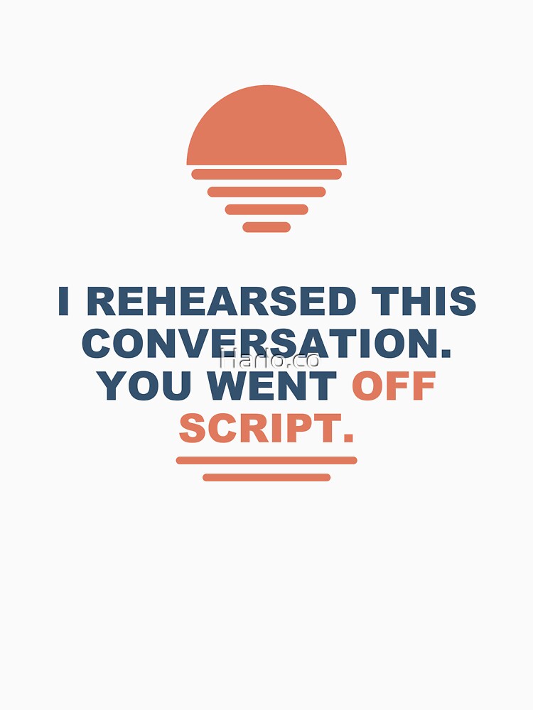 Introvert Off Script - funny Introvert gift - Light Edition by Harlo.co