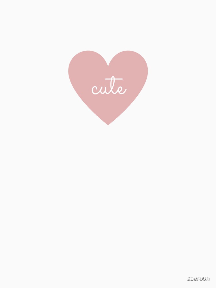 Cute Heart Print (Soft Pink) by saeroun
