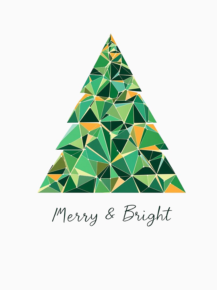 Merry & Bright Minimalistic Xmas Design by UniqueDuoDesign