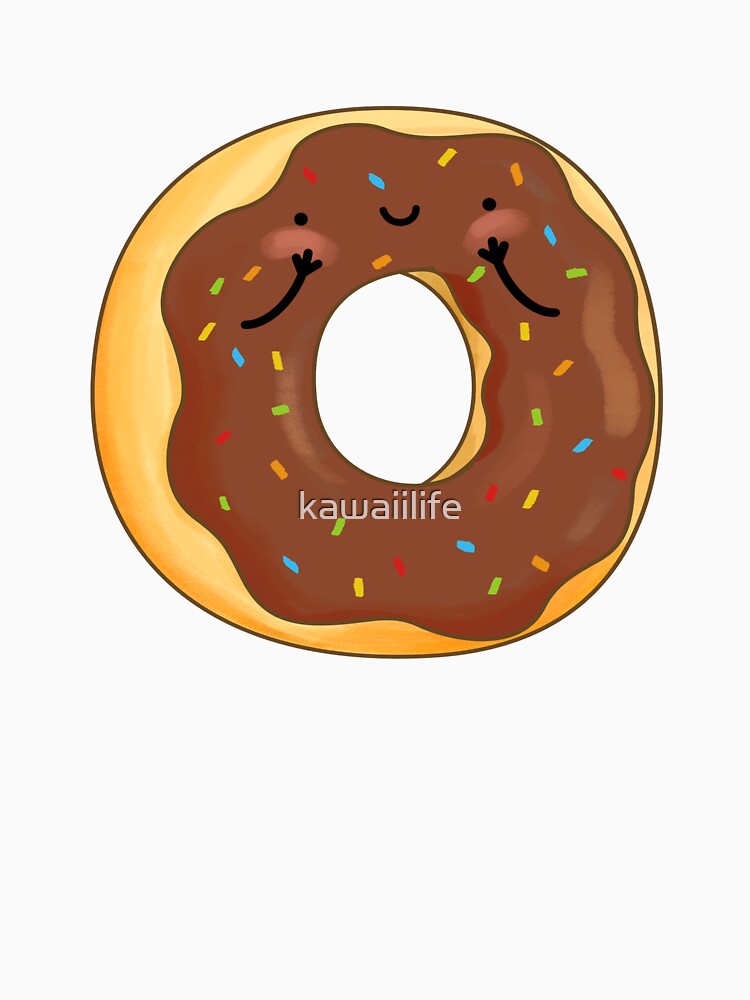 Kawaii Chocolate Sprinkled Donut by kawaiilife