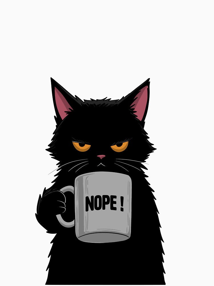 Nope Cat by HMmerch