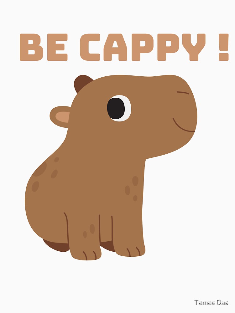 Funny Capybara by Tamas Das