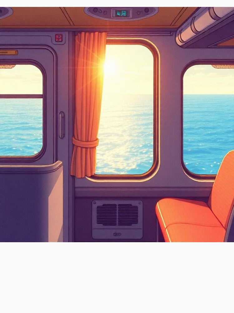 Lofi Cozy Train by the Ocean by Asiantrendzz