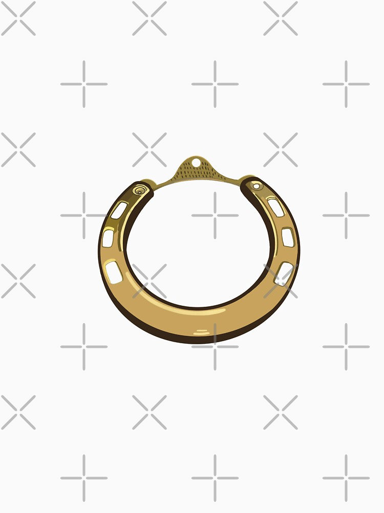 Lucky Horseshoe Western Design – Rustic Cowboy Aesthetic in Gold by Bedoya Illustrations