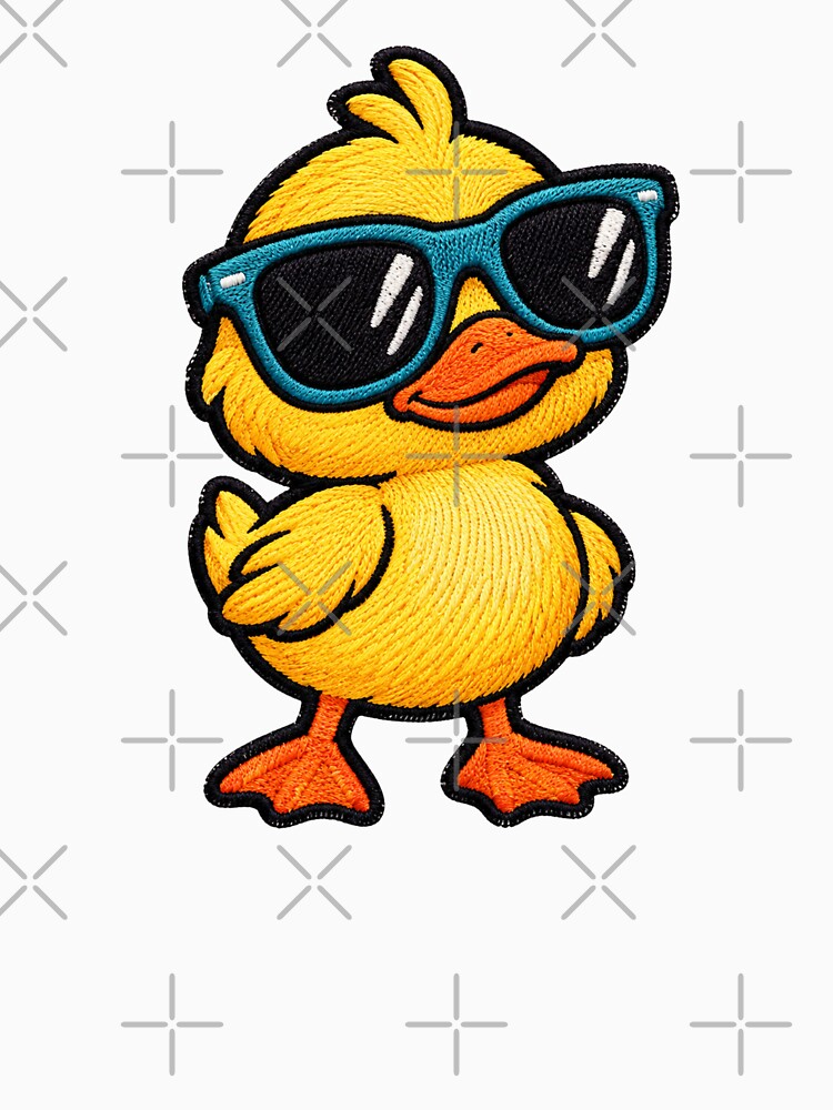 Cool Duck with Sunglasses – Funny Cute Summer Duck by CreativeCharmCo