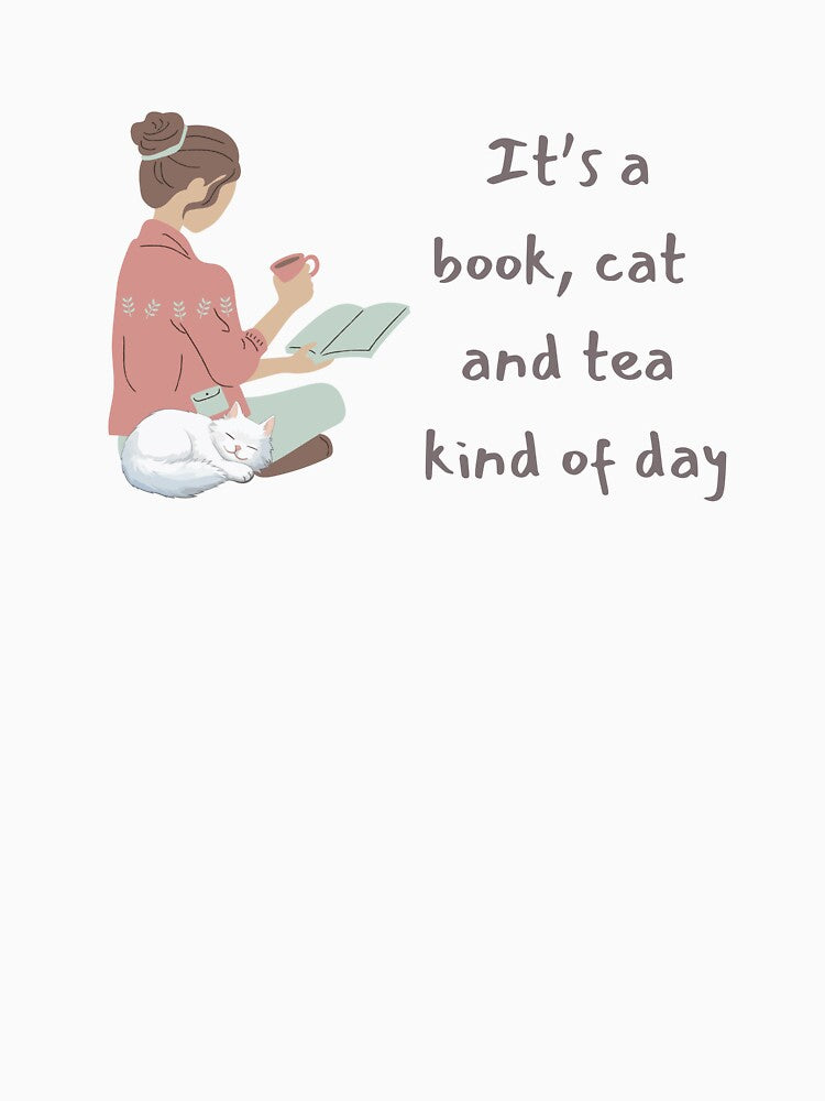 Book, Cat and Tea day by Petthecatshop