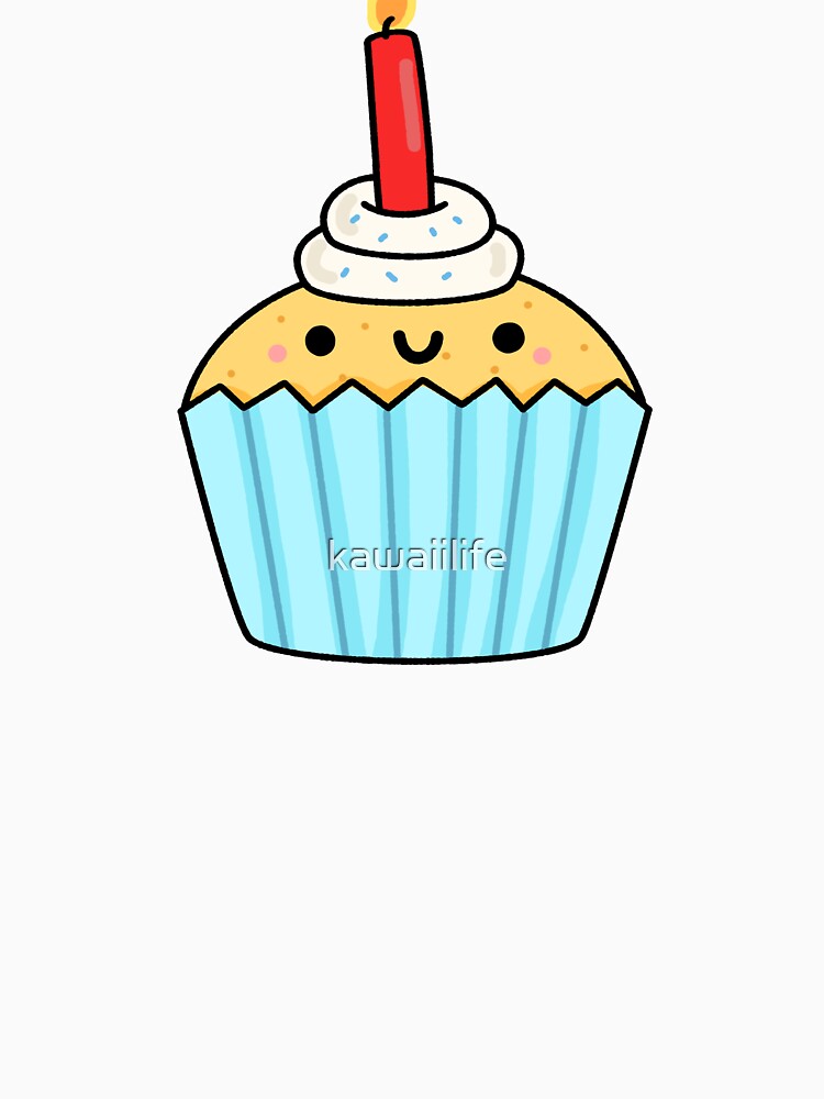 Kawaii Birthday Cupcake by kawaiilife