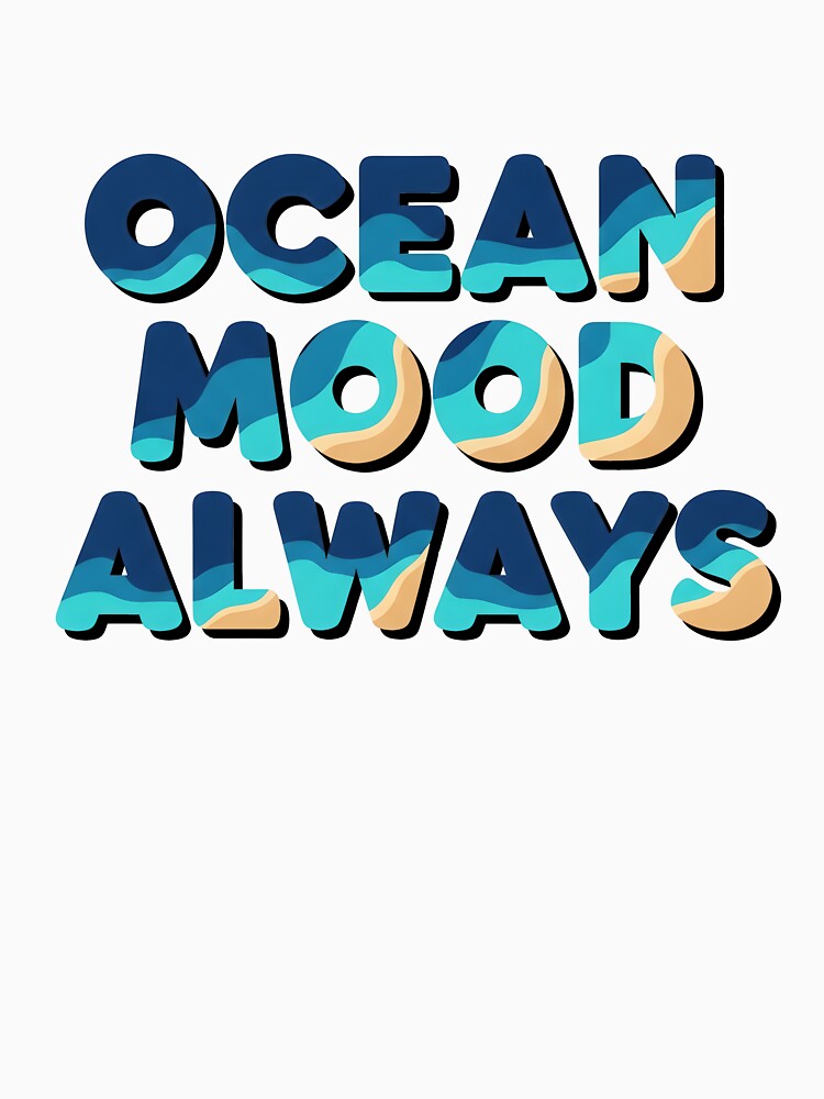 Ocean Mood Always – Coastal Identity Typography Design by Sea Gem