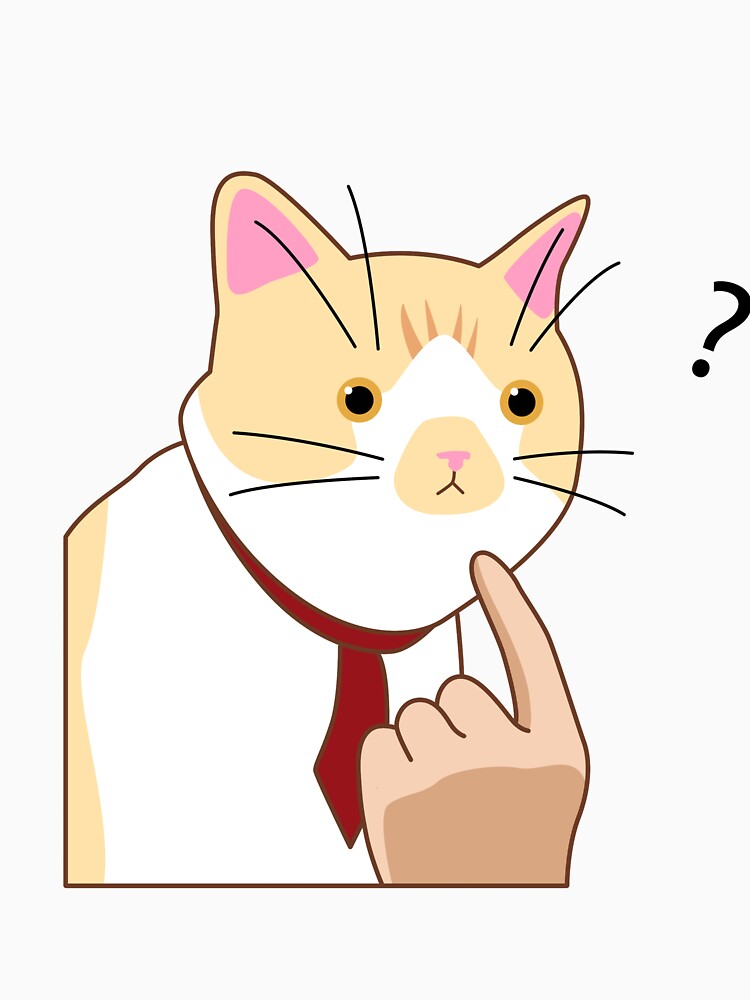 Orange thinking cat meme by ichancollection