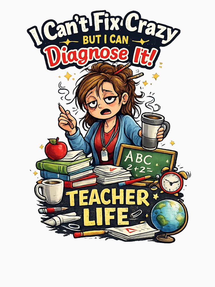 Funny Teacher I Can Diagnose It by CMA Design Studio