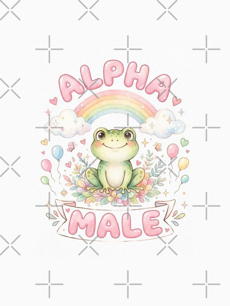 Frog Alpha male funny gag adult humor novelty meme by CheeseBlueprint