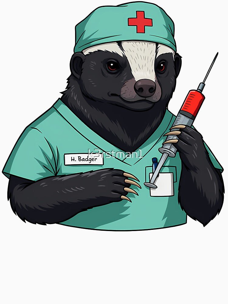 Honey Badger Healthcare Grit - Nurse Power by k3rstman1