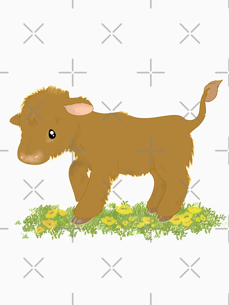 Highland Calf by FickleandFancy