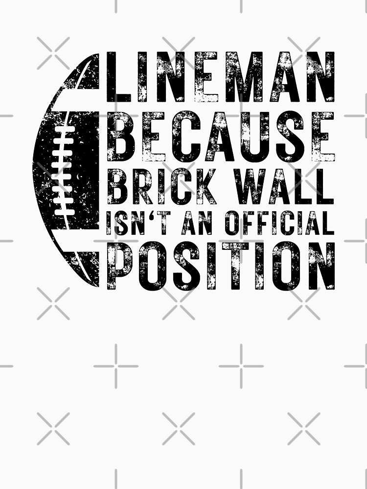 American Football Lineman Because Brick Wall isn't an Official Position by MouDantArts