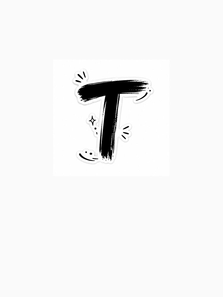 T Later Minimalist Sticker | Bold Typography Aesthetic | Procrastination Humor Design by Ishratparween11